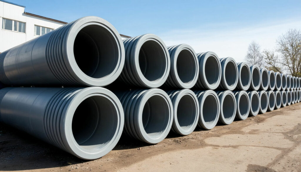 Дренажные трубы большого размера