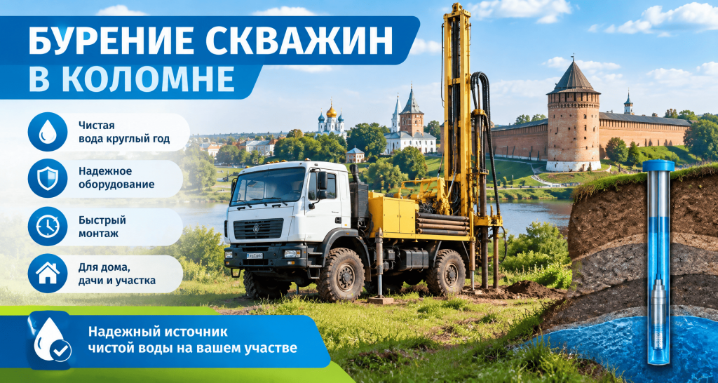 Бурение скважин Коломна