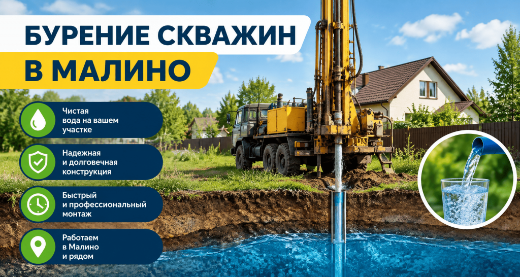 Бурение скважин Малино